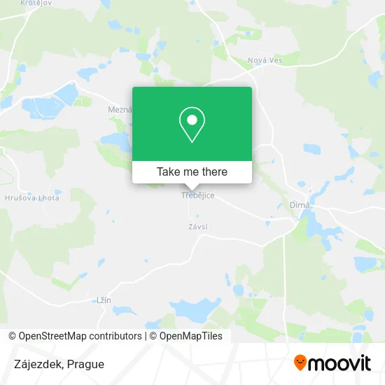 Карта Zájezdek