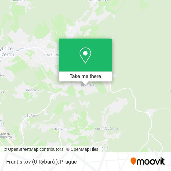 Františkov (U Rybářů ) map