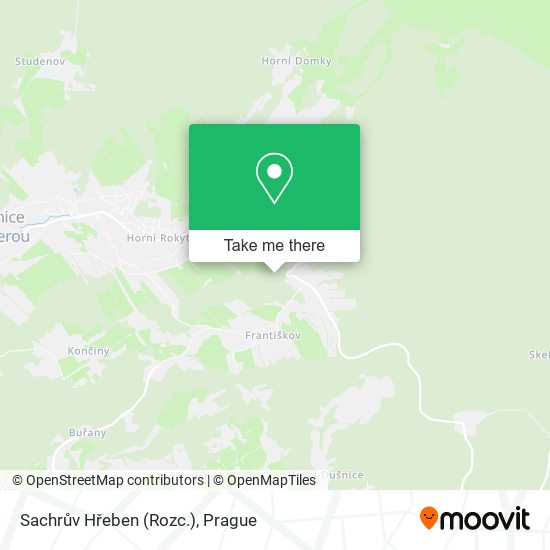 Sachrův Hřeben (Rozc.) map