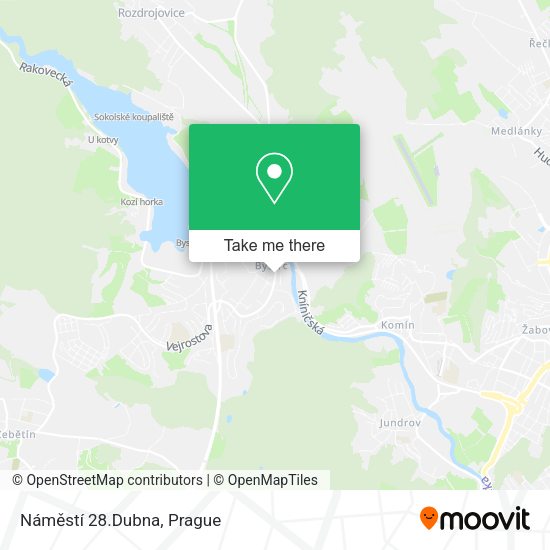 Náměstí 28.Dubna map