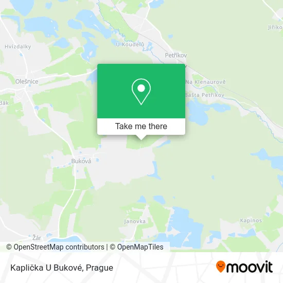 Карта Kaplička U Bukové