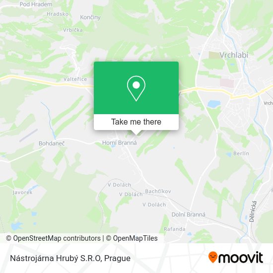 Nástrojárna Hrubý S.R.O map