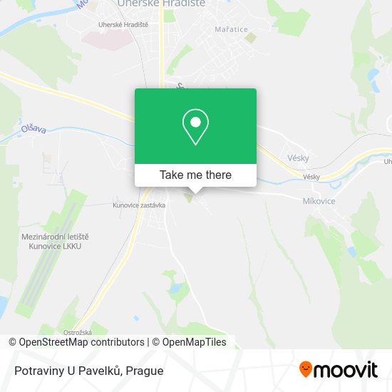 Карта Potraviny U Pavelků