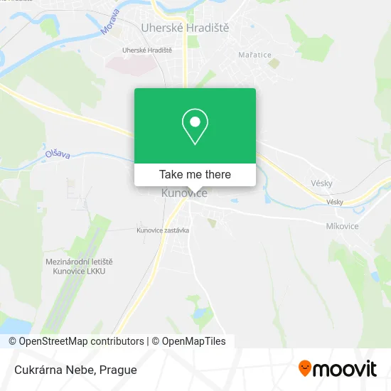 Cukrárna Nebe map