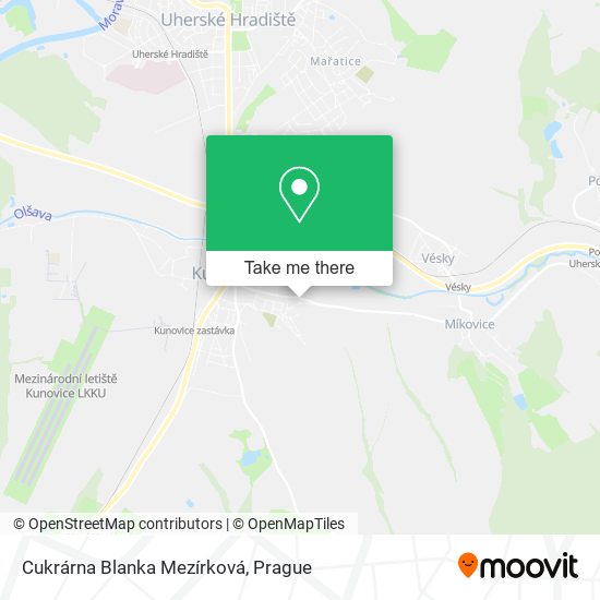 Cukrárna Blanka Mezírková map