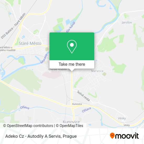 Adeko Cz - Autodíly A Servis map