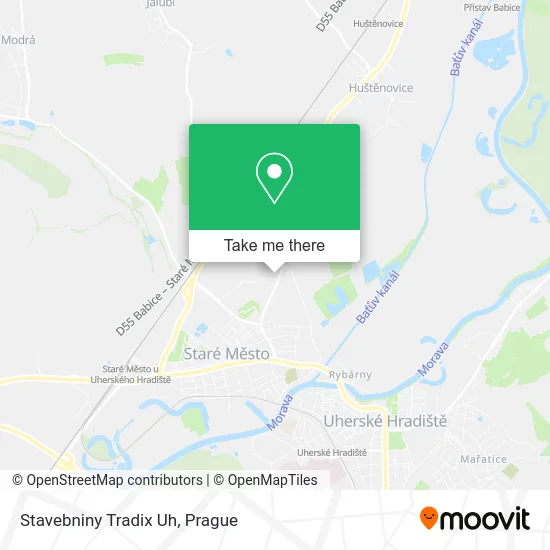 Карта Stavebniny Tradix Uh