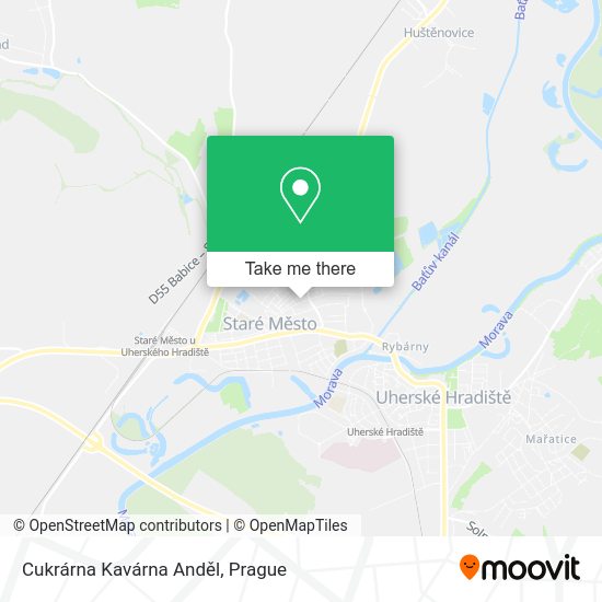 Cukrárna Kavárna Anděl map