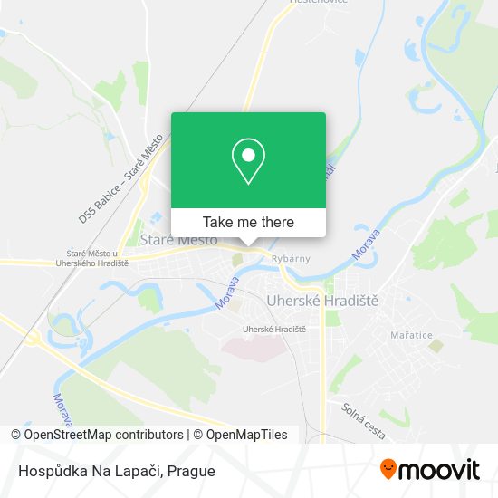 Hospůdka Na Lapači map