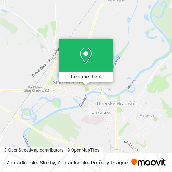 Zahrádkářské Služby, Zahrádkářské Potřeby map