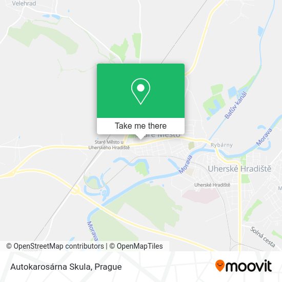 Autokarosárna Skula map
