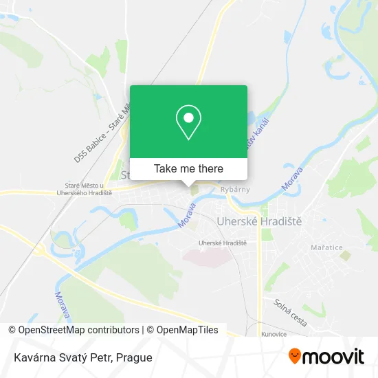 Карта Kavárna Svatý Petr