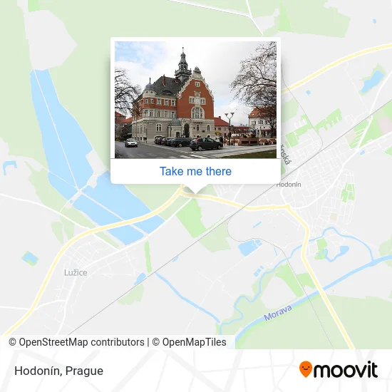 Карта Hodonín