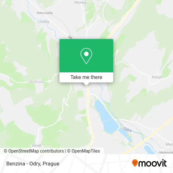 Карта Benzina - Odry