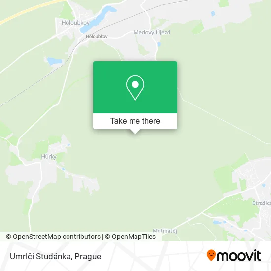 Карта Umrlčí Studánka