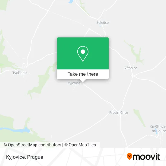 Карта Kyjovice