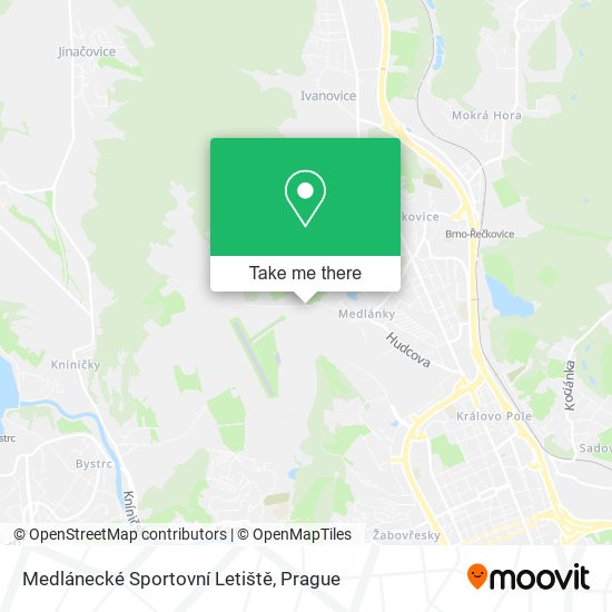 Medlánecké Sportovní Letiště map