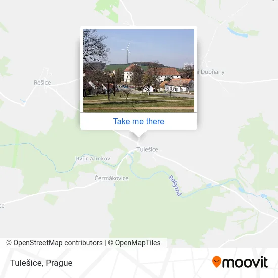 Карта Tulešice