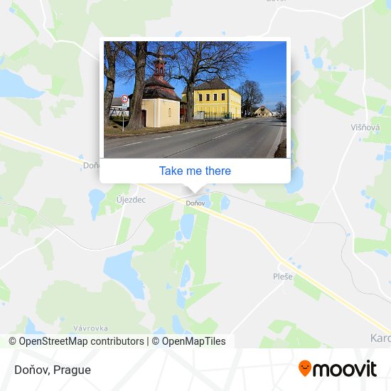 Карта Doňov