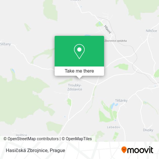 Hasičská Zbrojnice map