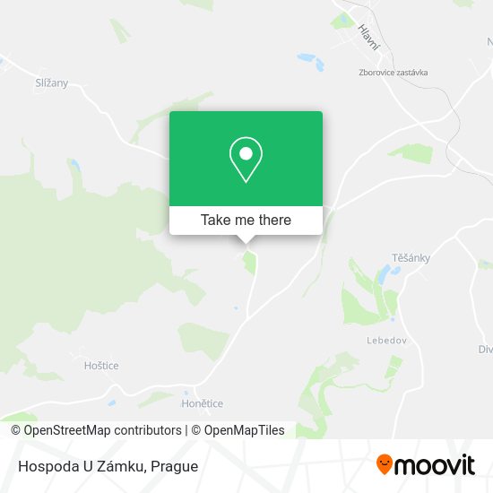 Карта Hospoda U Zámku