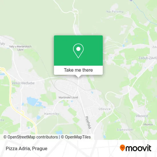 Карта Pizza Adria