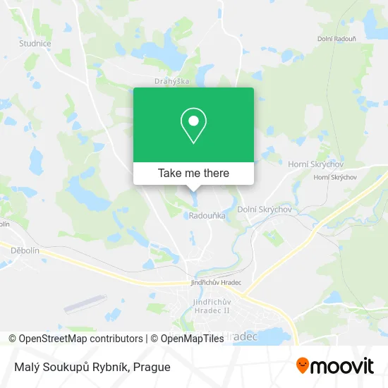 Карта Malý Soukupů Rybník