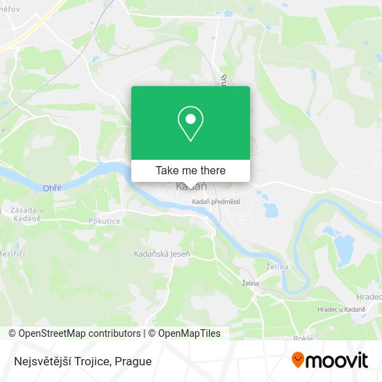 Nejsvětější Trojice map