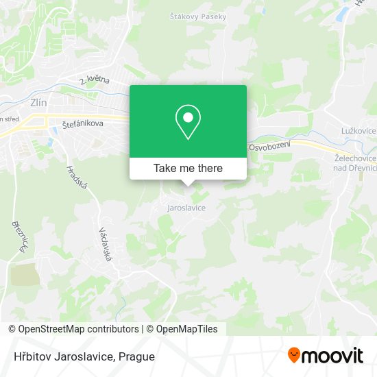 Hřbitov Jaroslavice map