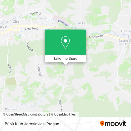 Bůbů Klub Jaroslavice map