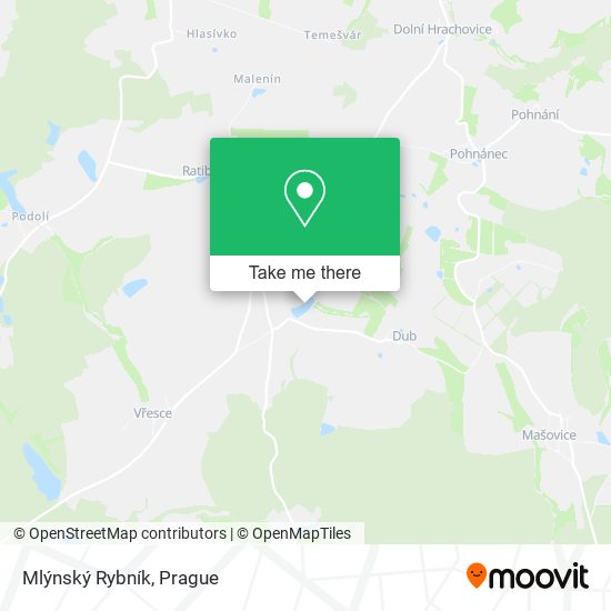 Mlýnský Rybník map