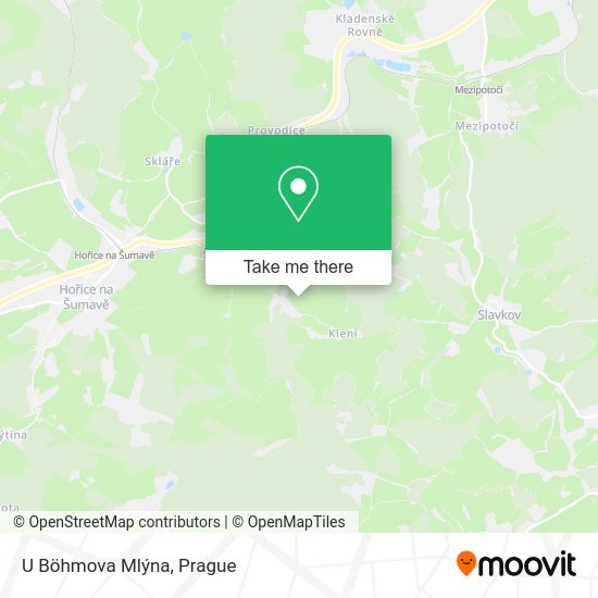 U Böhmova Mlýna map
