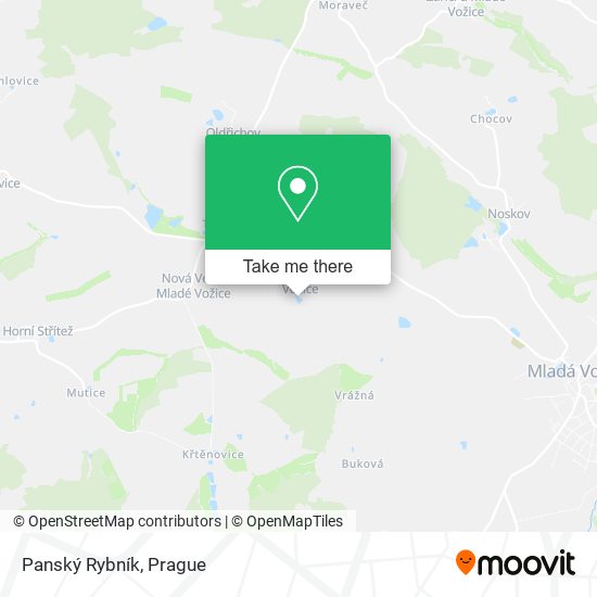 Panský Rybník map