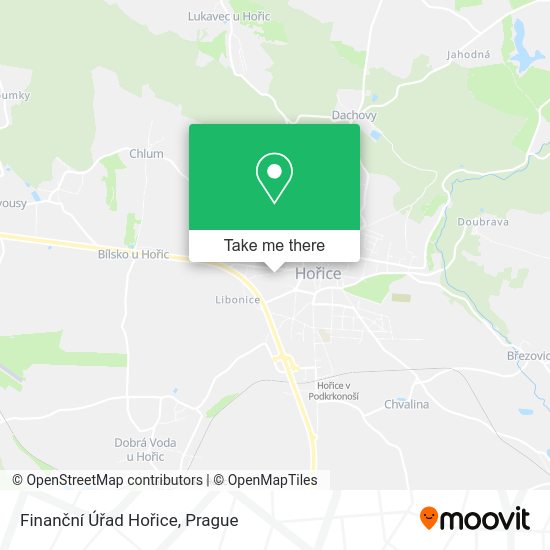 Finanční Úřad Hořice map
