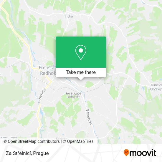 Карта Za Střelnicí