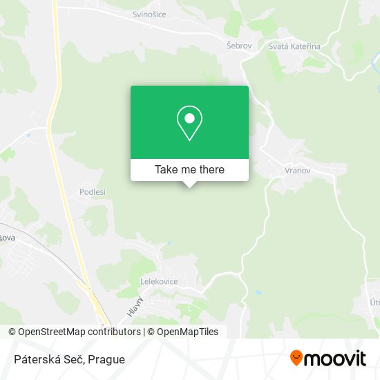 Páterská Seč map