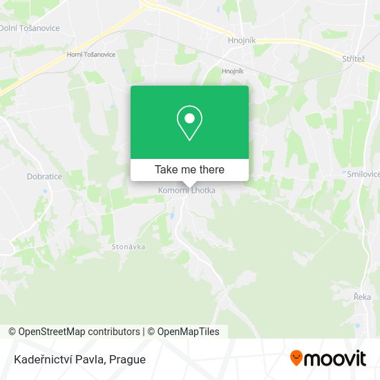 Kadeřnictví Pavla map