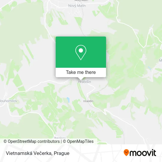 Карта Vietnamská Večerka