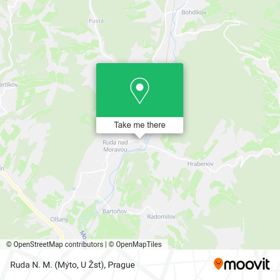 Ruda N. M. (Mýto, U Žst) map
