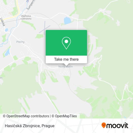 Hasičská Zbrojnice map