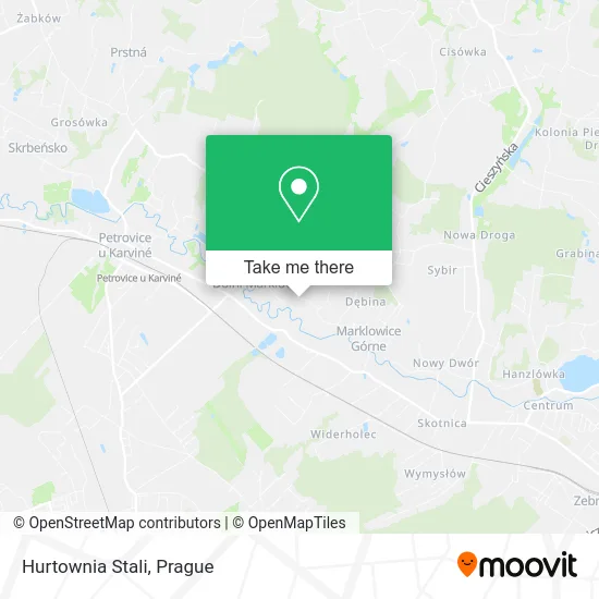 Карта Hurtownia Stali