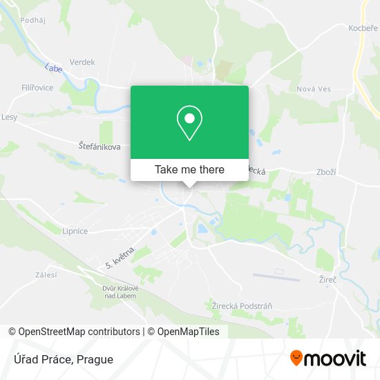 Карта Úřad Práce