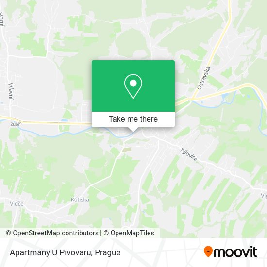 Apartmány U Pivovaru map