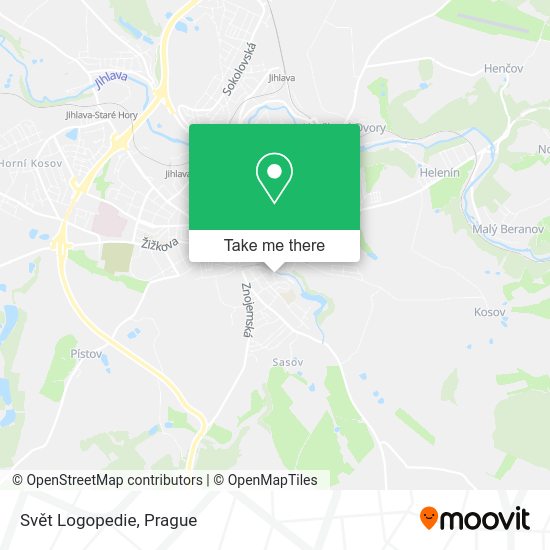 Svět Logopedie map