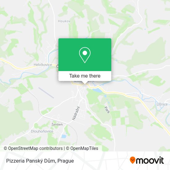 Pizzeria Panský Dům map