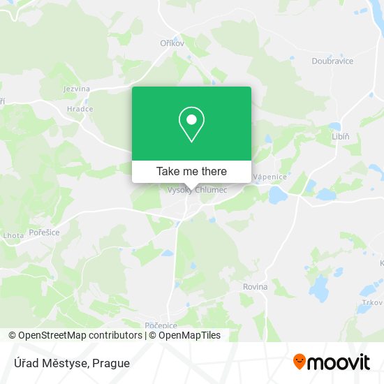 Úřad Městyse map