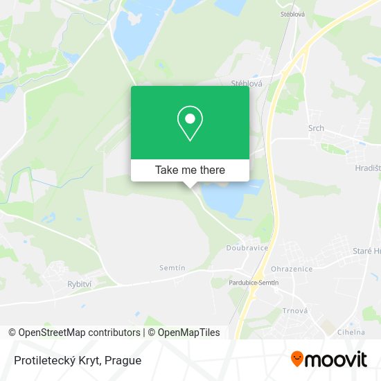 Карта Protiletecký Kryt