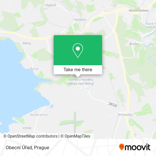 Obecní Úřad map