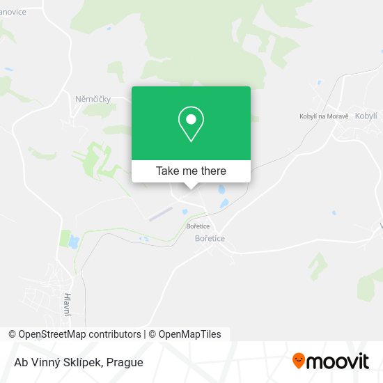 Ab Vinný Sklípek map