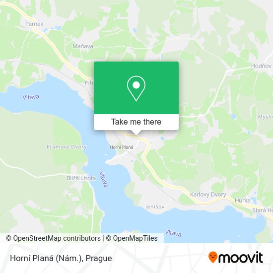 Horní Planá (Nám.) map